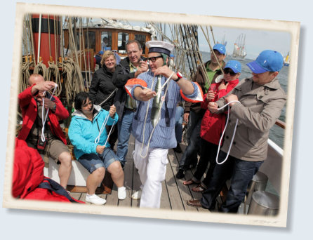 Knotenschule! Maritime Comedy, Walk Act und Zauberer aus Hamburg