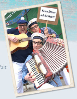 Die Matrosen! Maritime Comedy, manchmal mit Musik!